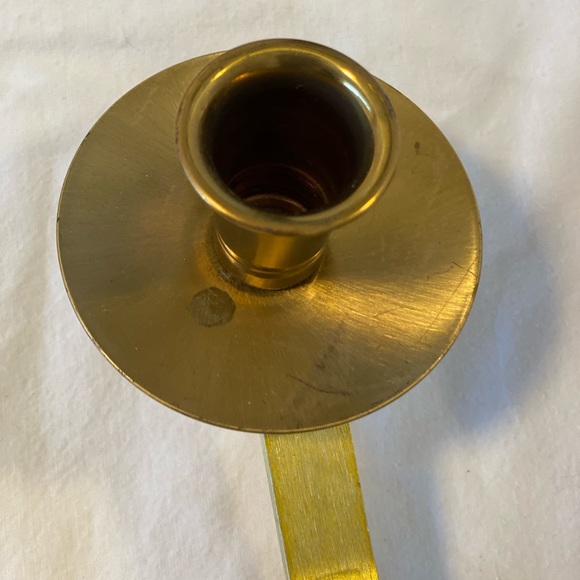 MCM vintage Vogue brass candle holder set - Picture 5 of 7